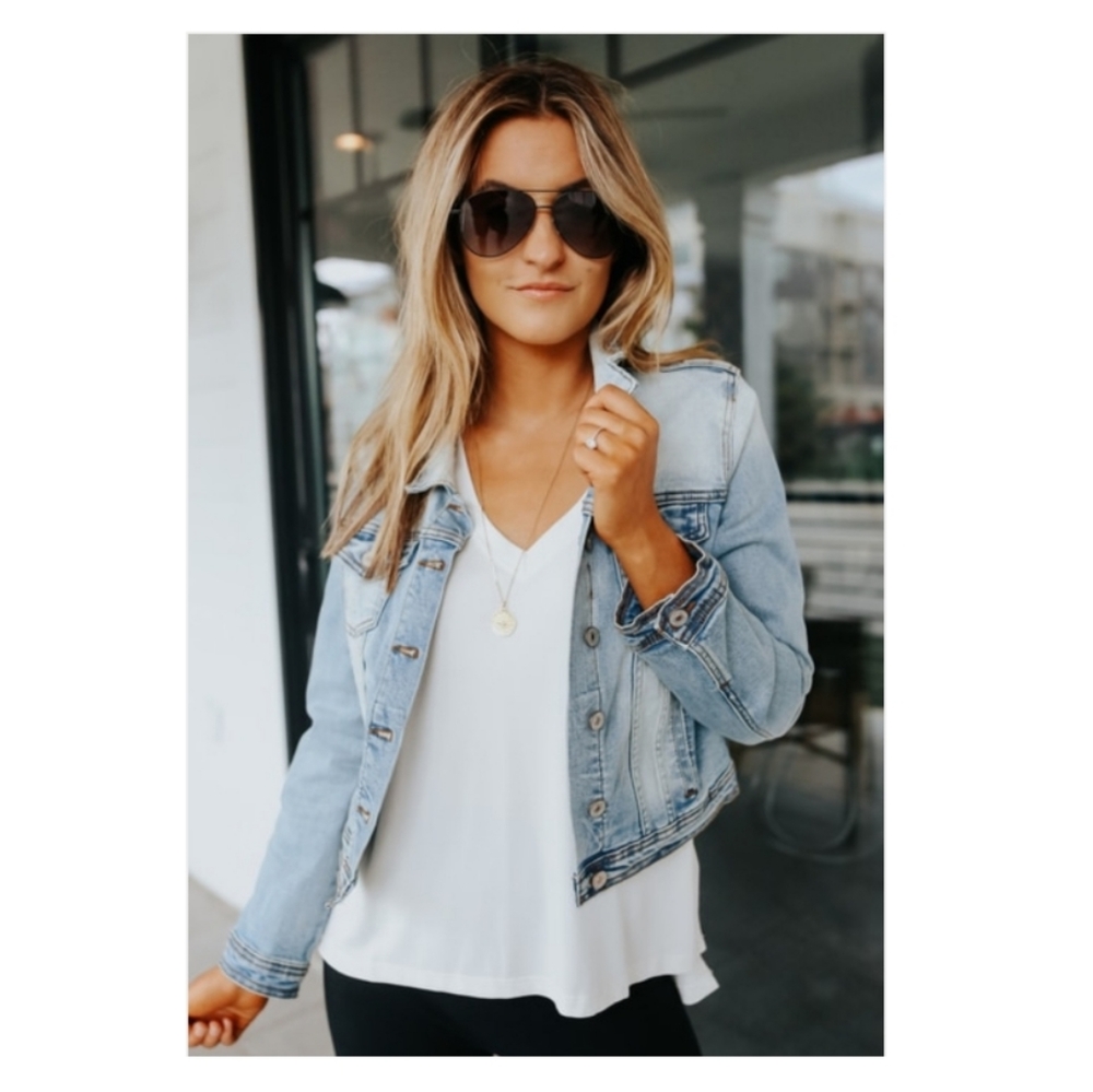 Stonewashed Denim Jacket | Acid wash Jean Jacket